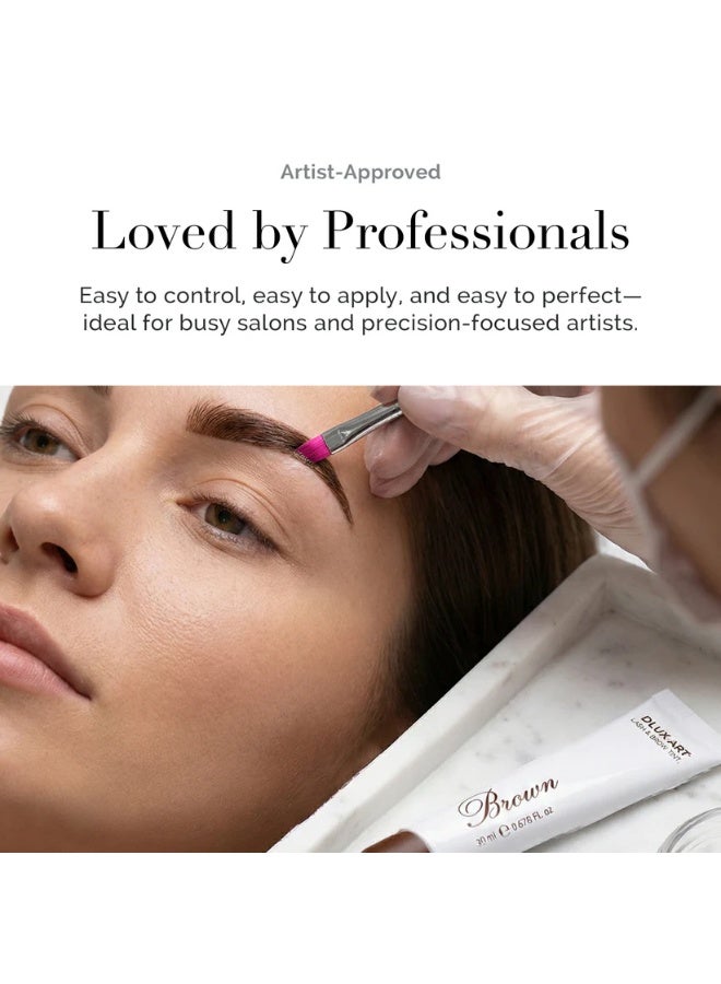 DLUX PROFESSIONAL تلوين الرموش والحواجب - أسود - Image 5